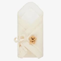 Jamiks Gifts|Nests*Ivory Bouclé Fleece Bear Nest (64cm)