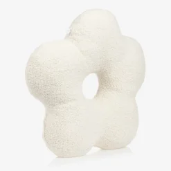 Jamiks Gifts|Nursery Accessories*Ivory Bouclé Flower Pillow (45cm)