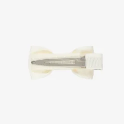 Peach Ribbons Hair Accessories*Ivory Bow Hair Clip (5cm)