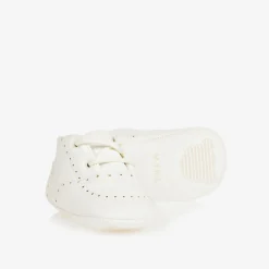 Mayoral Newborn Pre Walkers|Pre Walkers*Ivory Brogue Pre-Walker Shoes