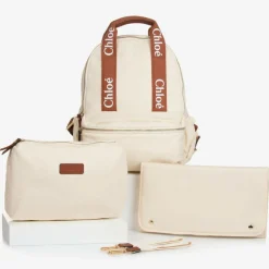 Chloé Gifts*Ivory Canvas Changing Backpack (35cm)