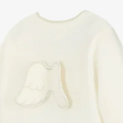 Marie-Chantal Tops|Tops*Ivory Cashmere Angel Wing Cardigan