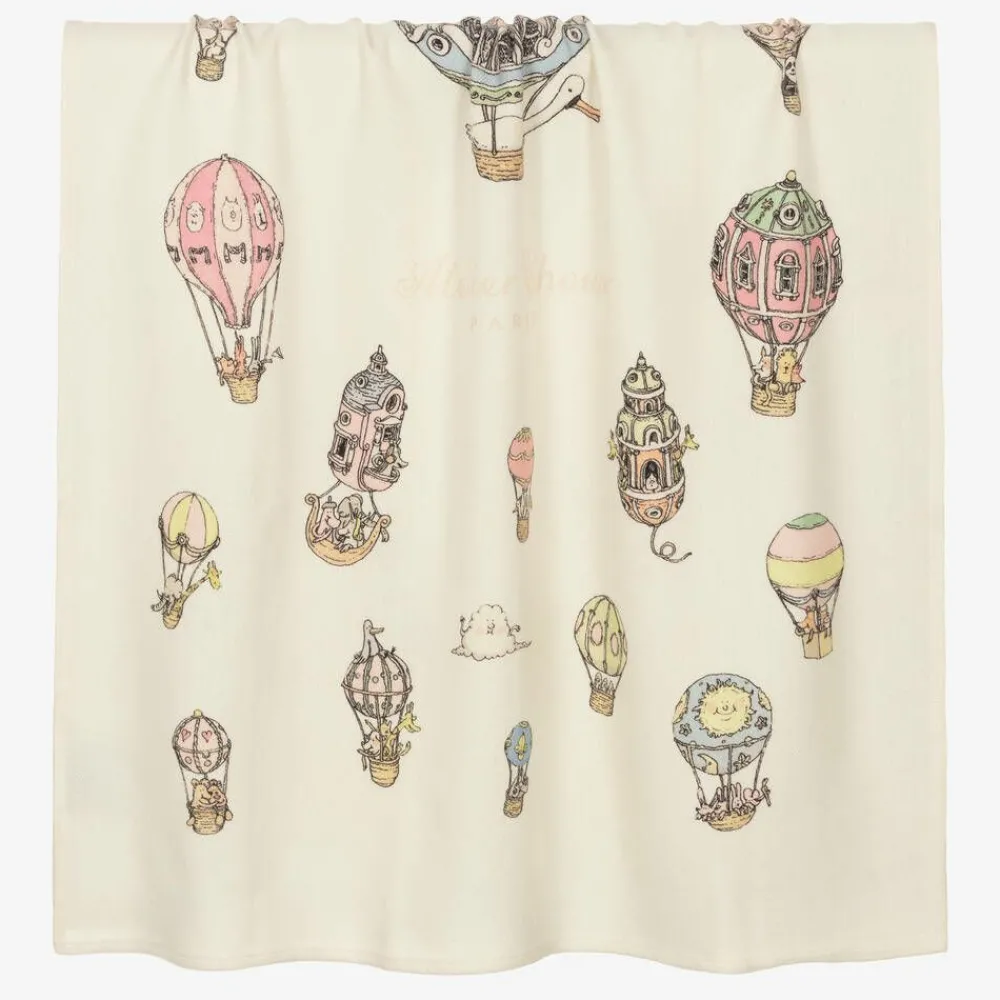 Atelier Choux Paris Gifts*Ivory Cashmere Blanket (120cm)