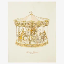 Atelier Choux Paris Gifts*Ivory Cashmere Blanket (100cm)