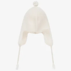 Bonpoint Hats*Ivory Cashmere Knit Hat