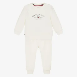 Tommy Hilfiger Tracksuits|Tracksuits*Ivory Cotton Baby Tracksuit
