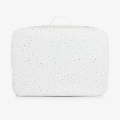 Bonpoint Bags|Bags*Ivory Cotton Canvas Suitcase (41cm)