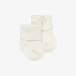 Country Kids Socks|Socks*Ivory Cotton Christening Baby Socks
