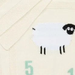Stella McCartney Kids Gifts*Ivory Cotton Counting Sheep Blanket (73cm)
