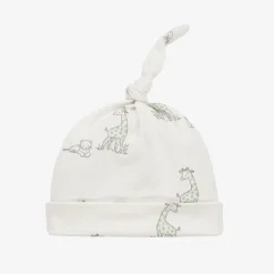 Kissy Love Gifts*Ivory Cotton Giraffe Happiness Baby Hat