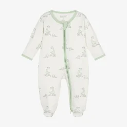 Kissy Love Gifts|Babysuits*Ivory Cotton Giraffe Happiness Babygrow