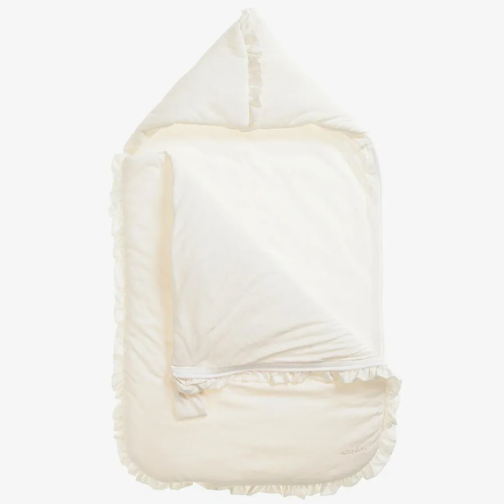 Nanán Nests*Ivory Cotton Jersey Baby Nest (80cm)