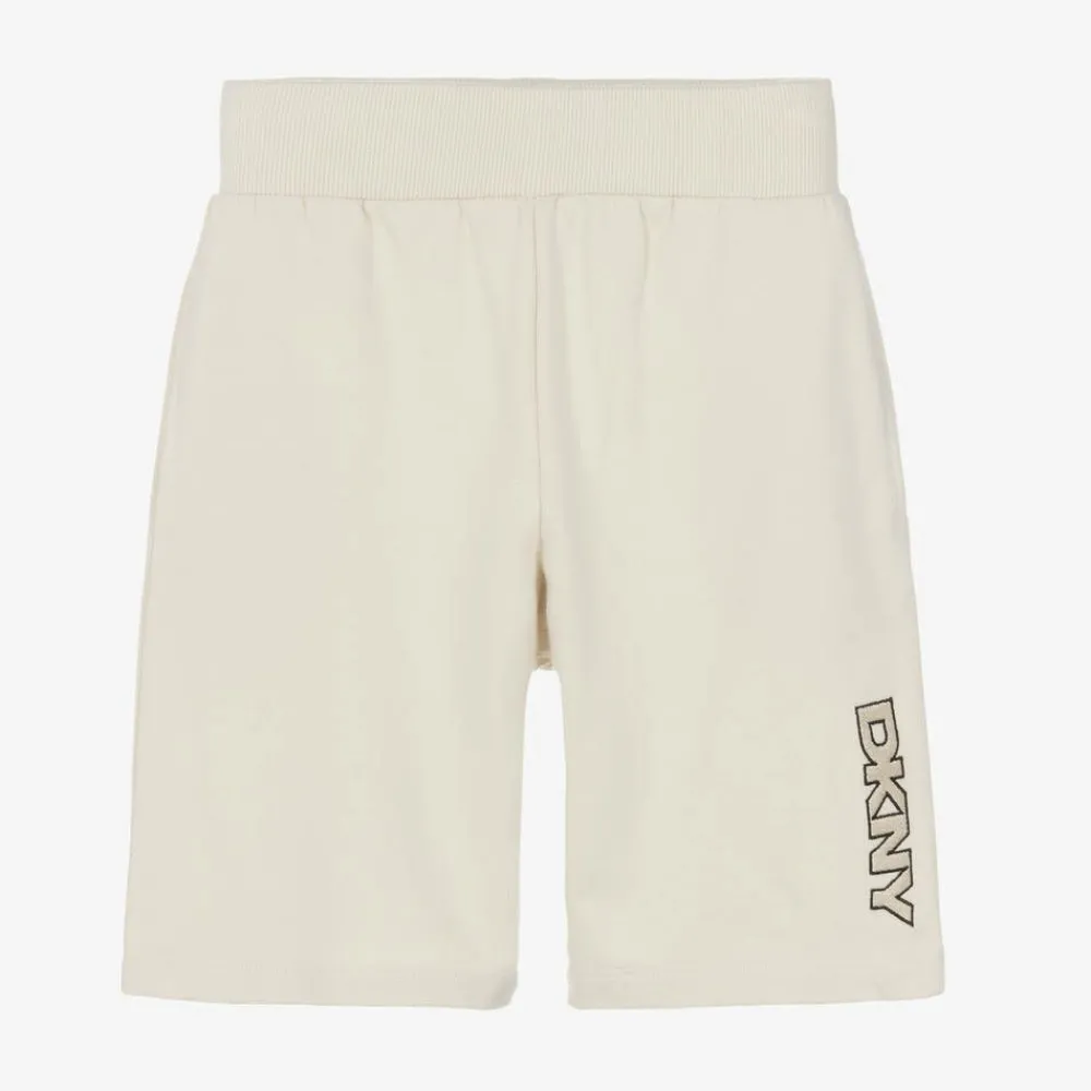 DKNY Shorts|Shorts*Ivory Cotton Jersey Shorts