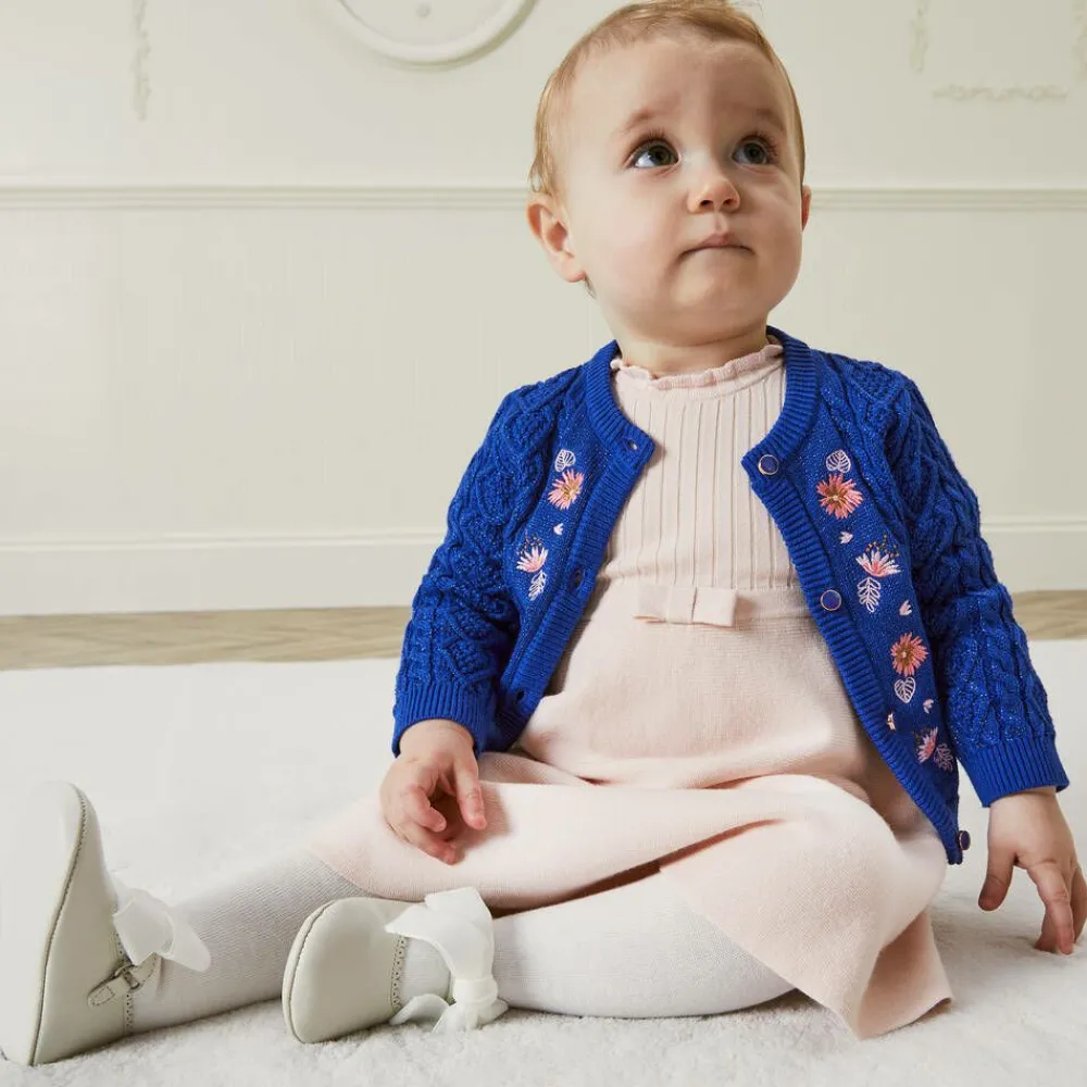 Falke Tights*Ivory Cotton Knit Baby Tights