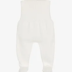 Minutus Trousers|Trousers*Ivory Cotton Knit Baby Trousers