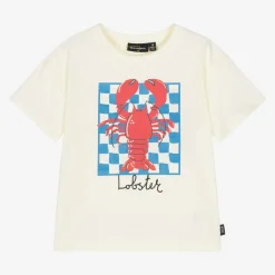 Rock Your Baby Tops|Tops*Ivory Cotton Lobster T-Shirt