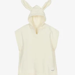 Elodie Towels & Robes|Towels & Robes*Ivory Cotton Poncho Towel