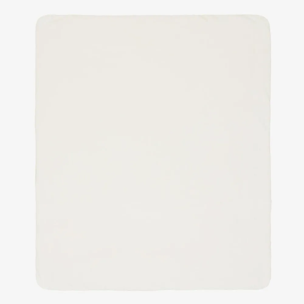 Guess Blankets & Shawls*Ivory Cotton Teddy Bear Blanket (92cm)