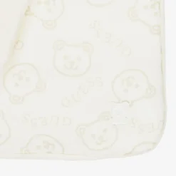 Guess Blankets & Shawls*Ivory Cotton Teddy Bear Blanket (92cm)