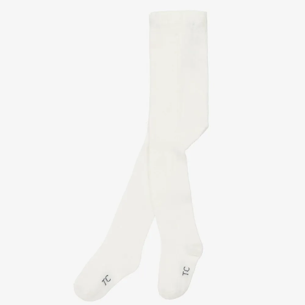 Tartine et Chocolat Tights*Ivory Cotton Tights