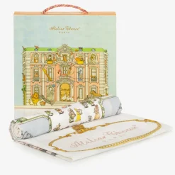 Atelier Choux Paris Gifts|Sleeping Accessories*Ivory Cotton Versailles Swaddle (100cm)