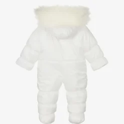 Sofija Snowwear|Snowwear*Ivory Crown Baby Snowsuit