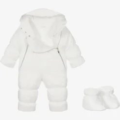 Sofija Snowwear|Snowwear*Ivory Crown Baby Snowsuit