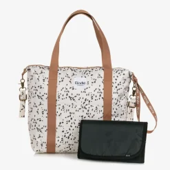 Elodie Bags*Ivory Dalmatian Print Changing Bag (49cm)