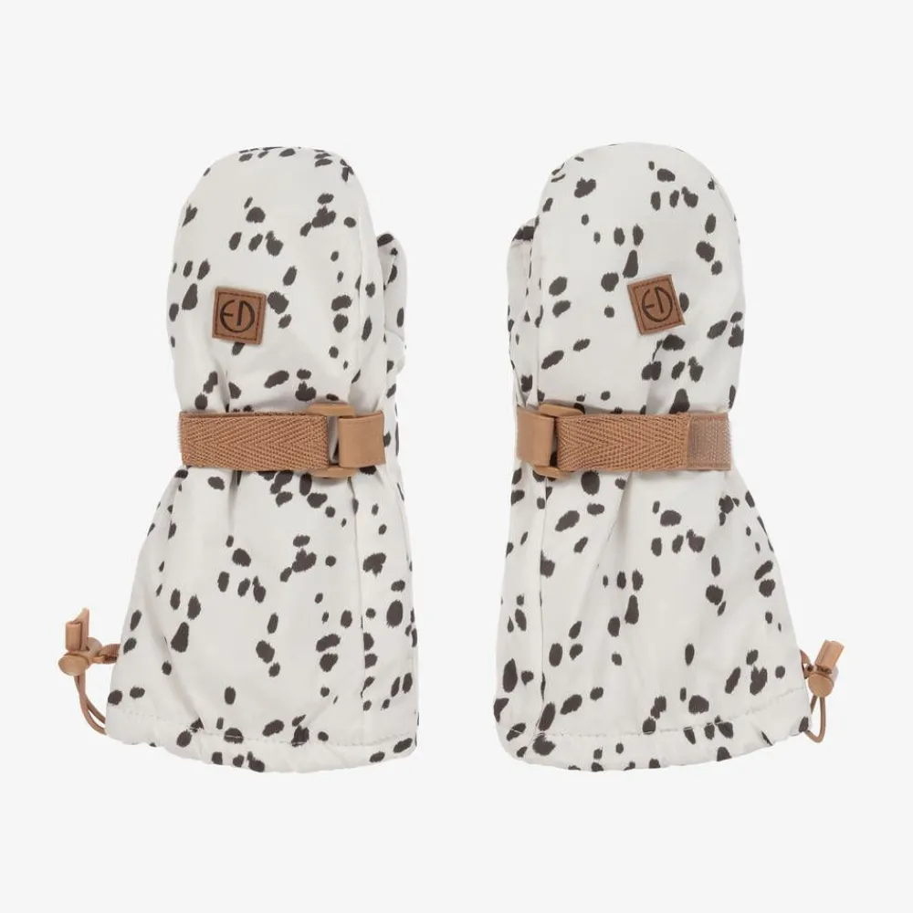 Elodie Gloves & Mittens|Gloves & Mittens*Ivory Dalmation Print Mittens