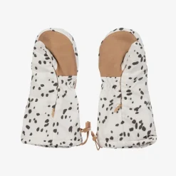 Elodie Gloves & Mittens|Gloves & Mittens*Ivory Dalmation Print Mittens