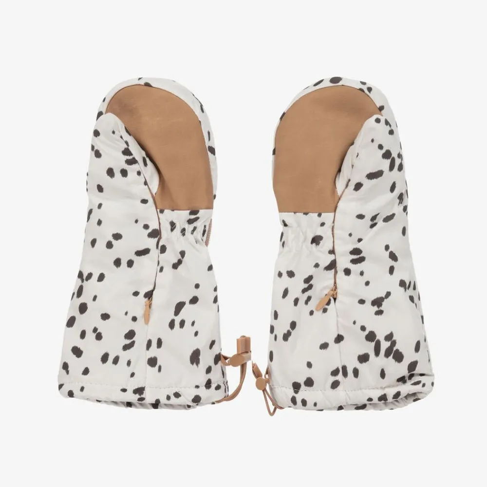 Elodie Gloves & Mittens|Gloves & Mittens*Ivory Dalmation Print Mittens