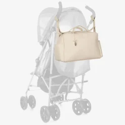 Pasito a Pasito Gifts*Ivory Faux Leather Changing Bag (35cm)