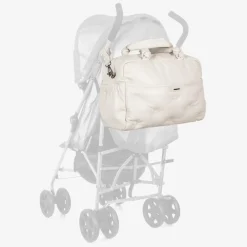 Mayoral Newborn Bags*Ivory Faux Leather Changing Bag (46cm)