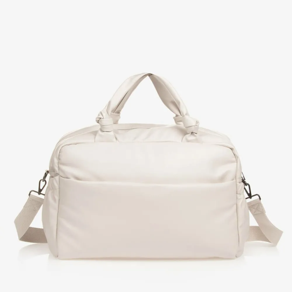 Mayoral Newborn Bags*Ivory Faux Leather Changing Bag (46cm)