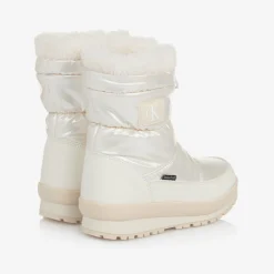 Calvin Klein Snow Boots|Snow Boots*Ivory Faux Leather Snow Boots
