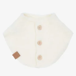Elodie Scarves|Scarves*Ivory Faux Shearling Collar