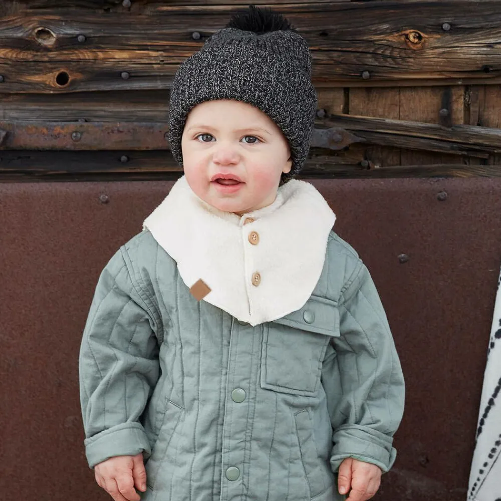 Elodie Scarves|Scarves*Ivory Faux Shearling Collar