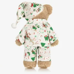 Powell Craft Toys*Ivory Festive Pyjama Teddy Bear (34cm)