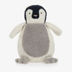Il Gufo Bags*Ivory Fleece Penguin Backpack (30cm)