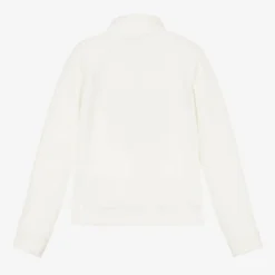 Moncler Enfant Snowwear|Snowwear*Ivory Fleece Zip-Up Top