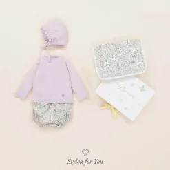 Artesanía Granlei Gifts*Ivory Floral Cotton Pouch (28cm)