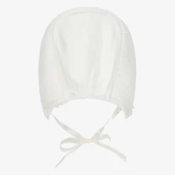 Sarah Louise Hats|Hats*Ivory Hand-Smocked Bonnet
