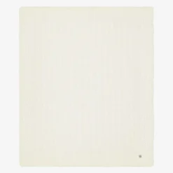 Minutus Blankets & Shawls*Ivory Knitted Baby Blanket (98cm)