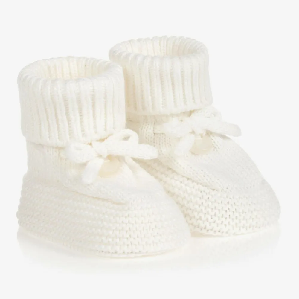 Mayoral Booties|Booties*Ivory Knitted Booties