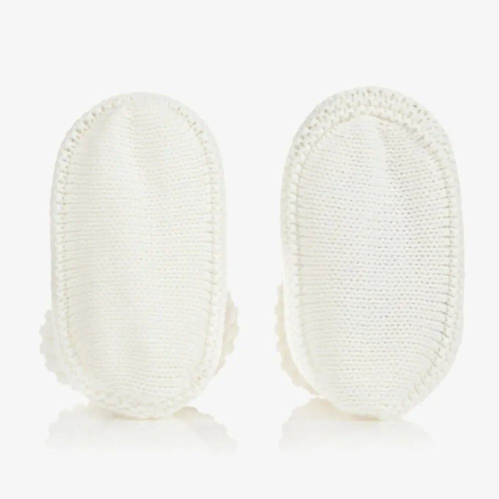Mayoral Booties|Booties*Ivory Knitted Booties