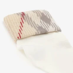 Burberry Socks*Ivory Knitted Cotton Socks (2 Pack)