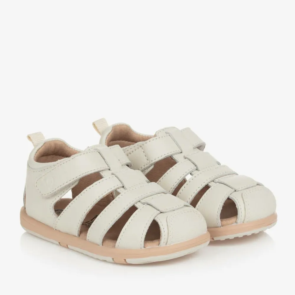 Old Soles First Walkers|First Walkers*Ivory Leather Baby Sandals