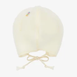Joha Hats|Hats*Ivory Merino Wool Fleece Baby Bonnet