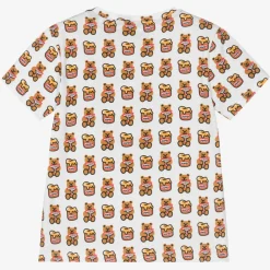 Guess Tops*Ivory Organic Cotton Logo T-Shirt