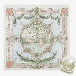 Atelier Choux Paris Gifts|Sleeping Accessories*Ivory Organic Cotton Swaddle & Bib Set